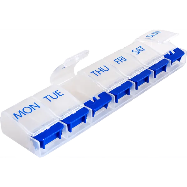 Medisure 7 Day Flip Up Push Button Pill Box