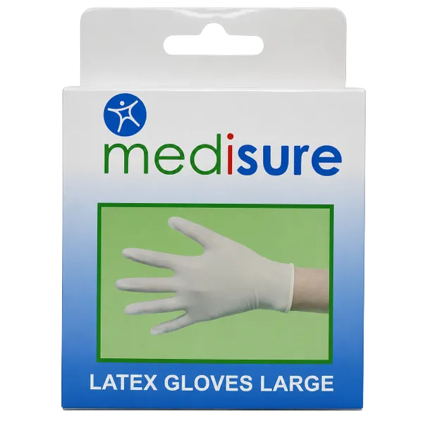 Medisure Latex Gloves Large Pack of 10
