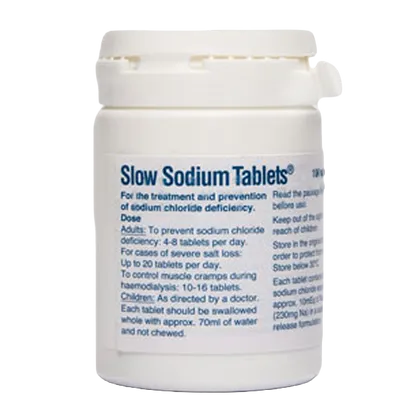 Slow Sodium 600mg Tablets Pack of 100