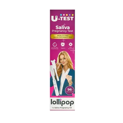 U-Test Lollipop Saliva Pregnancy Test