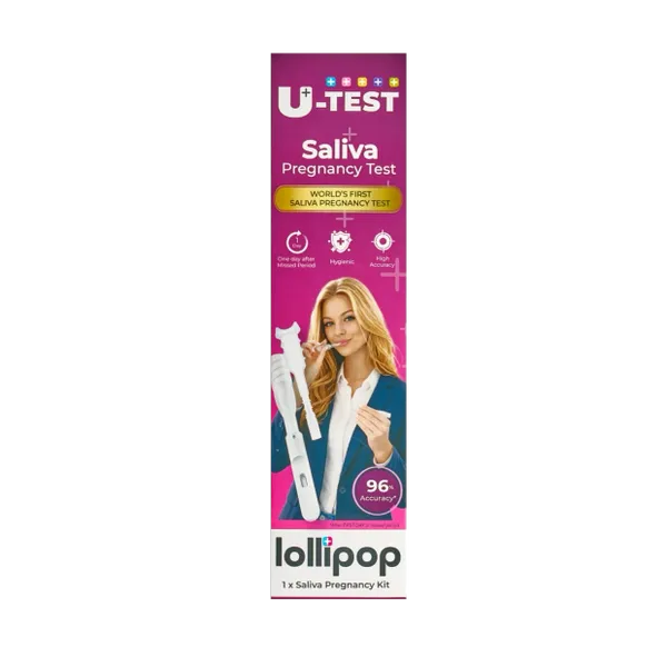 U-Test Lollipop Saliva Pregnancy Test