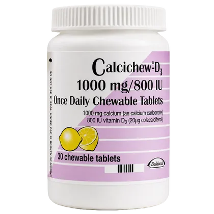 Calcichew D3 1000mg/800iu Chewable Tablets Pack of 30