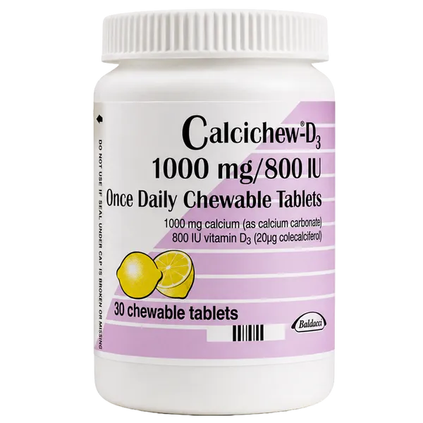 Calcichew D3 1000mg/800iu Chewable Tablets Pack of 30