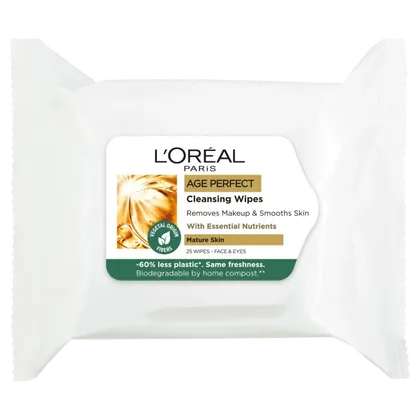 L'Oreal Paris Age Perfect Cleansing Wipes Pack of 25