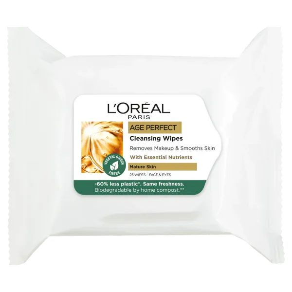 L'Oreal Paris Age Perfect Cleansing Wipes Pack of 25