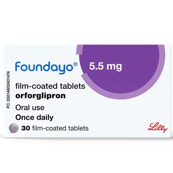 Foundayo 5.5mg (ORFORGLIPRON) Weight Loss Tablets Pack of 30