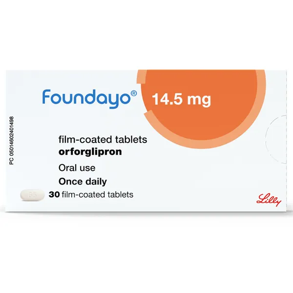 Foundayo 14.5mg (ORFORGLIPRON) Weight Loss Tablets Pack of 30