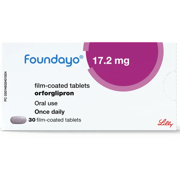 Foundayo 17.2mg (ORFORGLIPRON) Weight Loss Tablets Pack of 30