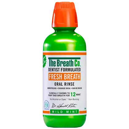 The Breath Co Fresh Breath Oral Rinse Mild Mint 500ml