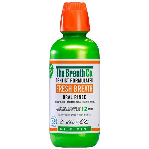 The Breath Co Fresh Breath Oral Rinse Mild Mint 500ml