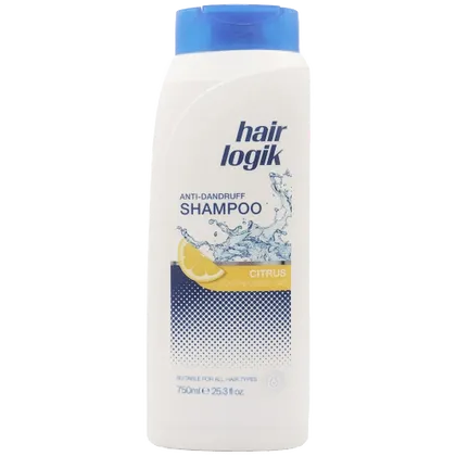 Hair Logik Anti-Dandruff Shampoo Citrus 750ml