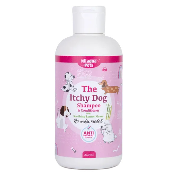 Nilaqua Pets The Itchy Dog Shampoo & Conditioner 240ml