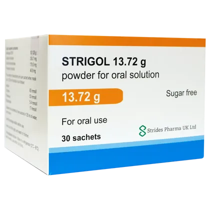 Strigol Macrogol Plain Powder Sachets Pack of 30