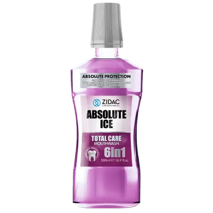 Zidac Absolute Ice Total Care 6in1 Mouthwash 500ml