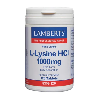 Lamberts L-Lysine 1000mg Tablets Pack of 120