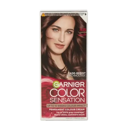 Garnier Color Sensation 4.15 Icy Chestnut Permanent Colour Cream