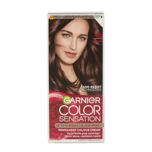 Garnier Color Sensation 4.15 Icy Chestnut Permanent Colour Cream