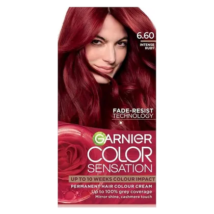 Garnier Color Sensation 6.60 Intense Ruby Permanent Colour Cream