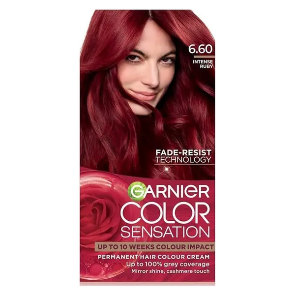 Garnier Color Sensation 6.60 Intense Ruby Permanent Colour Cream