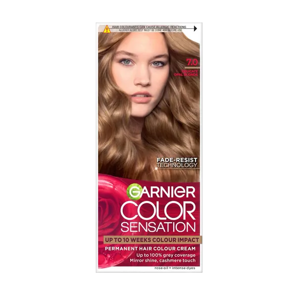 Garnier Color Sensation 7.0 Opal Blonde Permanent Colour Cream