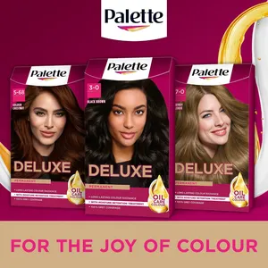 Palette Deluxe 3-0 Black Brown Oil Care Colour Permanent Hair Dye