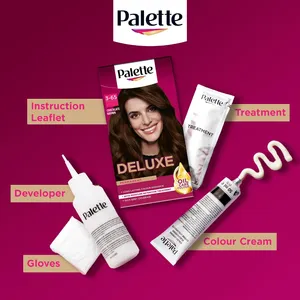 Palette Deluxe 3-65 Chocolate Brown Oil Care Colour Permanent Hair Dye
