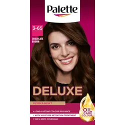 Palette Deluxe 3-65 Chocolate Brown Oil Care Colour Permanent Hair Dye