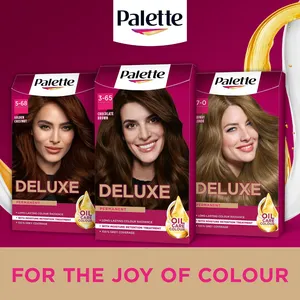 Palette Deluxe 3-65 Chocolate Brown Oil Care Colour Permanent Hair Dye