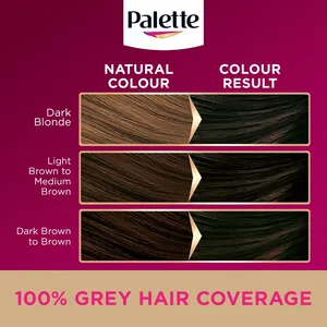 Palette Deluxe 4-0 Dark Brown Oil Care Colour Permanent Hair Dye