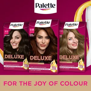 Palette Deluxe 5-68 Golden Chestnut Oil Care Colour Permanent Hair Dye