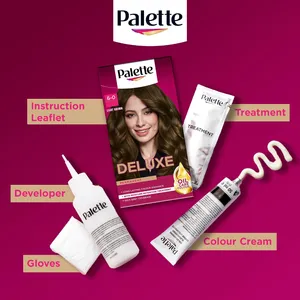 Palette Deluxe 6-0 Light Brown Oil Care Colour Permanent Hair Dye