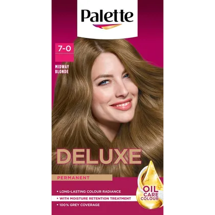 Palette Deluxe 7-0 Midway Blonde Oil Care Colour Permanent Hair Dye