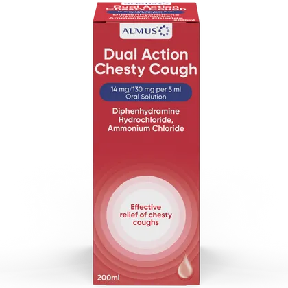 Almus Dual Action Chesty Cough Oral Solution 200ml
