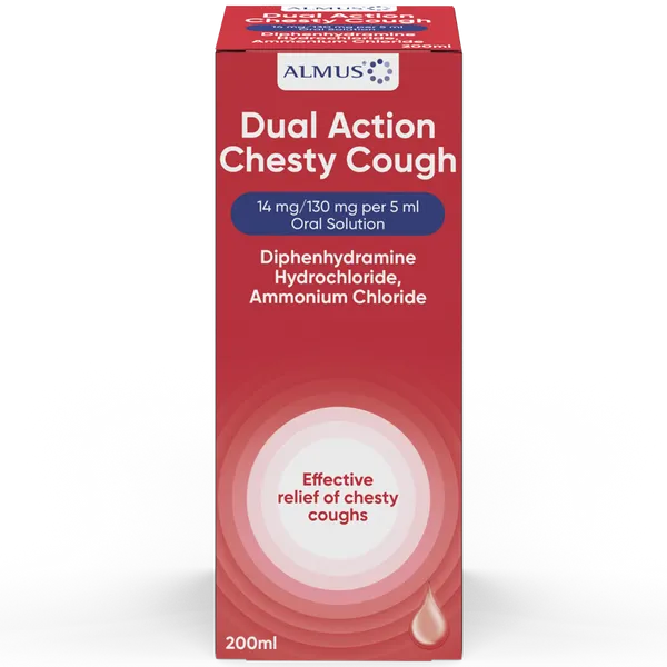 Almus Dual Action Chesty Cough Oral Solution 200ml