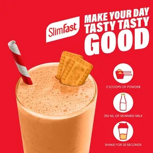 SlimFast Caramelised Biscuit Flavour Shake 365g