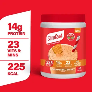 SlimFast Caramelised Biscuit Flavour Shake 365g