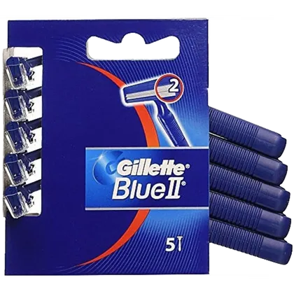 Gillette Blue 2 Disposable Razors Pack of 5