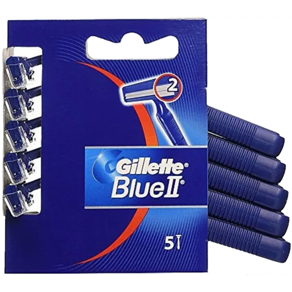 Gillette Blue 2 Disposable Razors Pack of 5