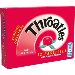 Throaties Strong Original Pastilles Pack of 12