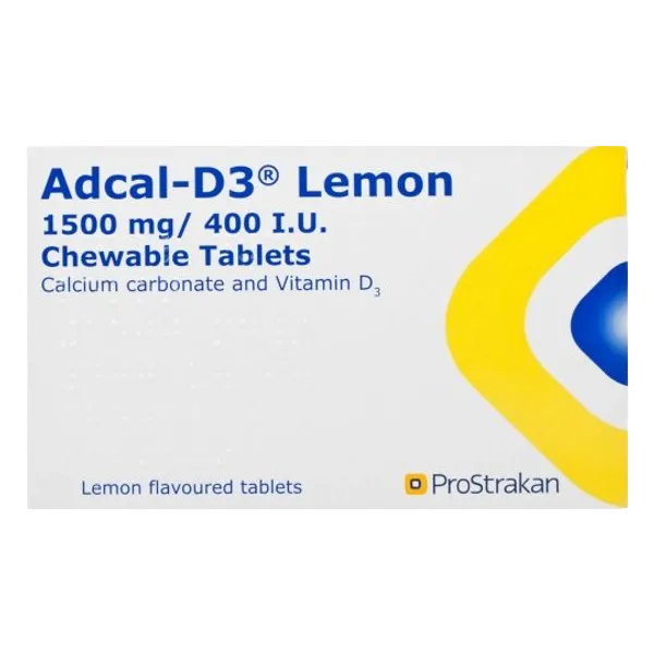 Adcal-D3 Lemon Chewable Tablets Pack of 112