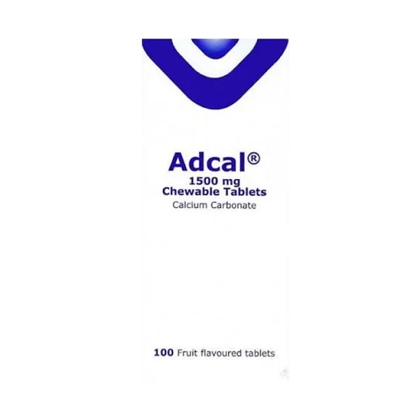 Adcal 1500mg Chewable Tablets Pack of 100