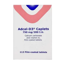 Adcal-D3 750mg/200iu Caplets Pack of 112