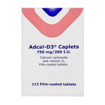 Adcal-D3 750mg/200iu Caplets Pack of 112