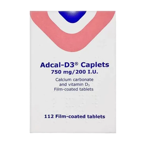 Adcal-D3 750mg/200iu Caplets Pack of 112