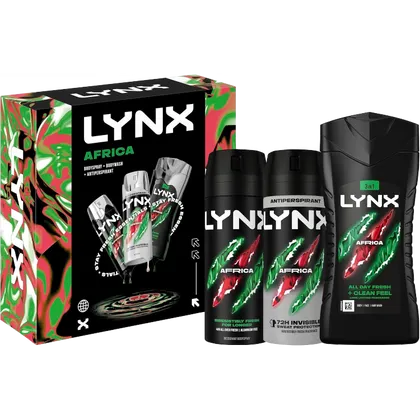 Lynx Africa Trio Gift Set