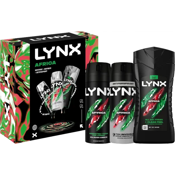 Lynx Africa Trio Gift Set