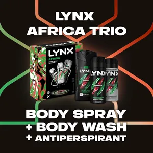 Lynx Africa Trio Gift Set