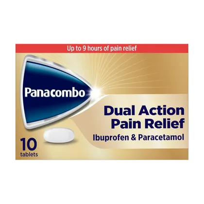 Panacombo Dual Action Pain Relief Tablets Pack of 10