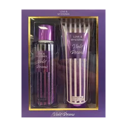 Love & Mysteries Violet Dreams Body Mist & Shower Gel Duo Gift Set