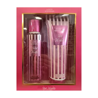 Love & Mysteries Hot Nights Body Mist & Shower Gel Duo Gift Set
